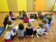 Návtěva prvňáčků ve školce